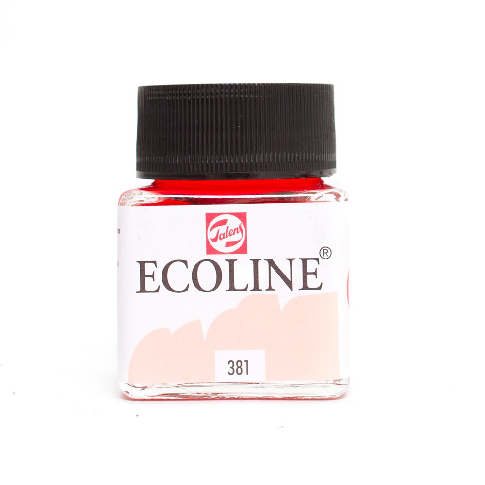 Ecoline, Liquid, Watercolor, 30ml, Jar, Pastel Red